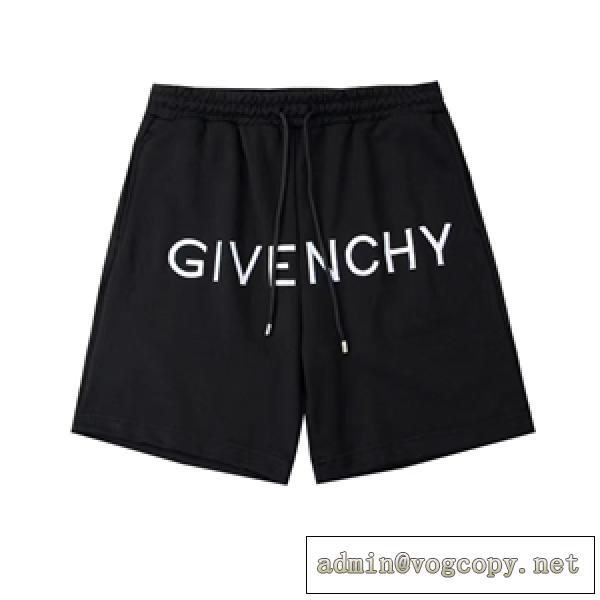 2026年新作 GIVENCHY ジバンシーショートパンツ 偽物 カジュアル ロゴ刺繡 デイリー使いにぴったり 黒色