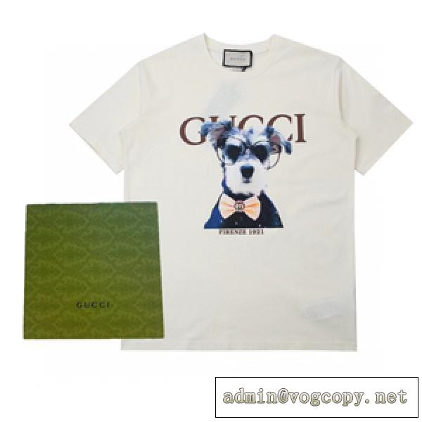 全2カラー GUCC1 ブランド Tシャツ/ティーシャツ通販 高品質偽物 大人可愛い魅力的コーデ ユニセックス