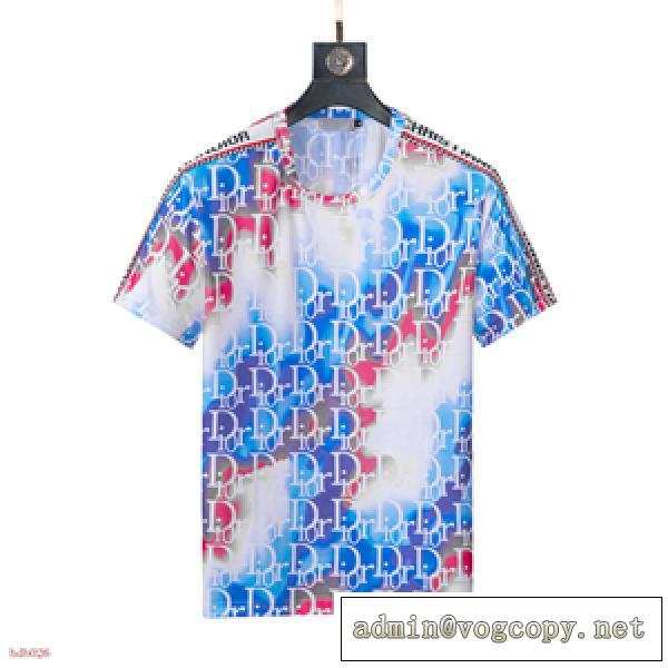 22ssコレクションDR 人気ブランドスーパーコピー 半袖Tシャツ カラフル サラサラ感が良い リゾート感が漂う