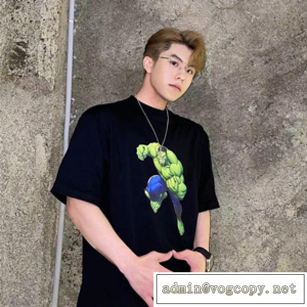 とても良い抜け感を演出 BALENCIAGA バレンシアガ 半袖Tシャツ 高品質偽物 ストリート感あふれる 男女兼用