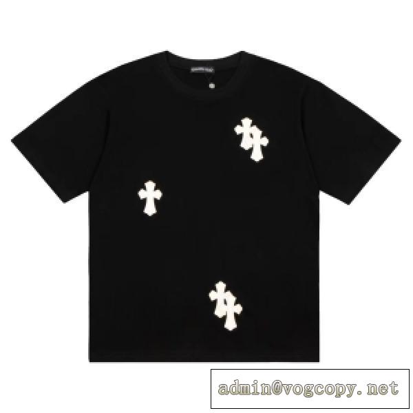 CHROME HEARTS 2026ss人気ランキング クロムハーツ半袖Tシャツコピー 激安 2色可選 幅広いコーデで活躍