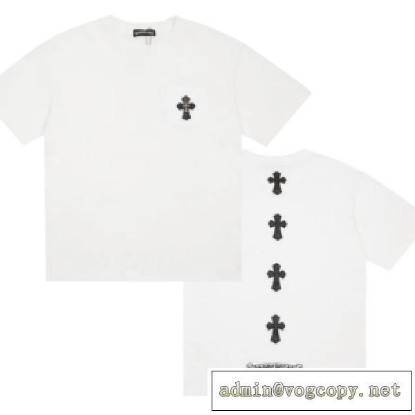 2026SSの人気定番商品 CHROME HEARTS最高品質 クロムハーツコピー 半袖Tシャツ 2色可選 ヨーロッパ風