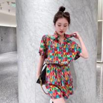 夏らしいオシャレ VALENTINO ヴァレンティノスーパーコピー  ワンピース カラフルなシャツドレス 個性ある