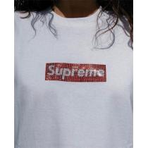 Supreme Swarovski Box Logo Tee 25周年記念★人気定番★100％品質保証★お洒落★シュプリームコピーtシャツ激安