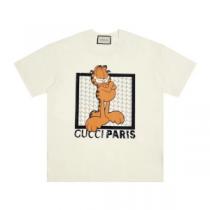 大注目の2026春夏ファッションGUCC1 半袖Tシャツ ブランドコピー激安 2色可選 可愛いプリント ユニセックス