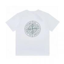 STONE ISLANDロゴ半袖ｔシャツ 新作★2026男女兼用 お洒落人気 ブ...