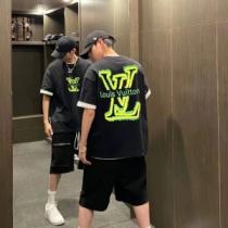 激安販売お得 LOUIS VUITTON ルイ ヴィトン Tシャツ 半袖コピー メンズ 服 2色可選 ストリート感あふれる