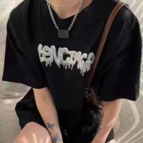 BALENCIAGA バレンシアガｔシャツ スーパーコピー 3色可選 男女兼用 レトロ感のある鮮やかなルックス