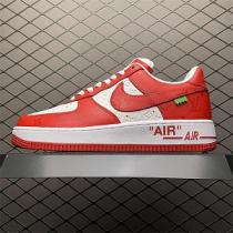 2026SS 春夏Lv x Off-white x NK Air Force 1高級ブランドコラボスニーカーオフホワイトコピー人気アイテム 