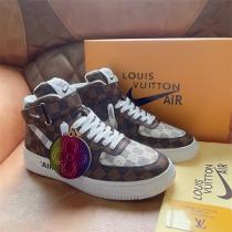 人気上昇中LOUIS VUITTON x Nikeスニーカー偽物ルイヴィトンカジュアルなシューズ★ハイカット★定番
