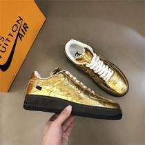 最高級☆LOUIS VUITTON x Nike Airスニーカーおすすめ★ルイヴィトンコピー激安新作ゴールド色