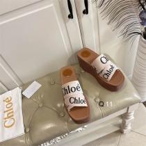 2026大人気CHLOE WOODY ウェッジミュールクロエ サンダルスーパーコピーヒール高7.5cm春夏トレンド上質なアイテム