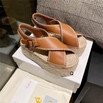 おしゃれ大人気❤️❤️CHLOE サンダル人気ウェッジミュールクロエ 靴スーパーコピーレディースファッション履き心地