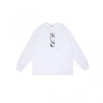 Supreme x The Crowコラボロングｔ❤️海外セレブ愛用大人気シュプリーム服スーパーコピー通販ホワイト大きいサイズ