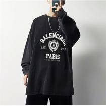 関税負担なし☆BALENCIAGA長袖Tシャツ激安バレンシアガスーパーコピーロングｔ男女OKオーバーサイズ
