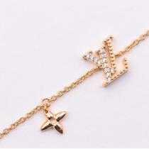 超人気2026新品❤️LOUIS VUITTONブレスレットコピールイヴィトンキラキラアクセサリーチェーン長：16+4㎝
