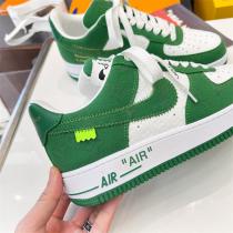 入手困難☆Louis Vuitton x NIKEコラボルイヴィトンコピー人気上昇中 Air Force 1 BY VIRGIL ABLOHグリーン色品質保証
