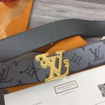 激安通販❤️LOUIS VUITTON ベルトメンズルイヴィトンコピー新作2026高級レザー入手困難アイテム幅4㎝