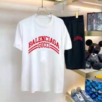 2026流行おすすめ激安新作 GUCC1×BALENCIAGA バレンシアガ半袖コピー 上下セット きれいめ大人スタイル