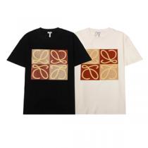 2026人気の新作半袖が入荷 LOEWEコピー ロエベアナグラムTシャツ パネルデザイン トレンド感たっぷり