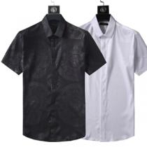お得限定セール VERSACE ヴェルサーチコピー 半袖シャツメンズ サイズ感 滑らかな肌触り 夏のワードローブ