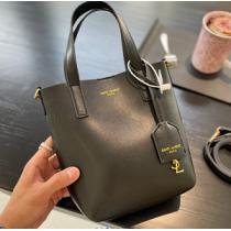 YSL 偽物最高人気Saint Laurent Tote Bagトートバッグ芸能人愛用サンローランコピー収納性抜群ブラック