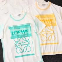 新作もセール価格! 選べる4色 LOEWE ロエベ アナグラム フォトコピー Tシャツ 激安 コットン100% 男女兼用