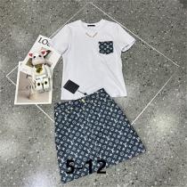 上下着２点❤️LOUIS VUITTON人気ランキング美しい半袖ｔシャツスカート...