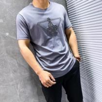 今季らしい着こなし存在感 PRADA プラダコピー 半袖Tシャツ 高品質の刺繍入...