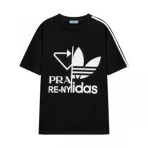 センス良く着こなし PRADA x adidas プラダ半袖ｔシャツ スーパーコピー スポーティーな雰囲気 2026大人気