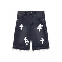人気ストリートブランドCHROME HEARTS 偽物 クロムハーツジンーズ 4色可選 今っぽく着こなしたい 短パン