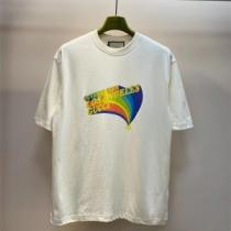 王道の夏物おすすめするTシャツブランド コピー品 流れ星プリント オーバーサイズ男女兼用 サマースタイル