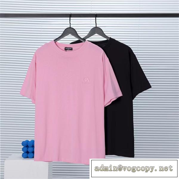 BALENCIAGAストリートウェア バレンシアガ激安 半袖Tシャツ 簡単でユニセックスデザイン 旬で魅力たっぷり