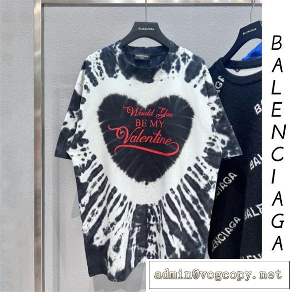 BALENCIAGA人気ランキング2026新作 バレンシアガ半袖Tシャツスーパーコピー 男女兼用 ストリート感溢れる