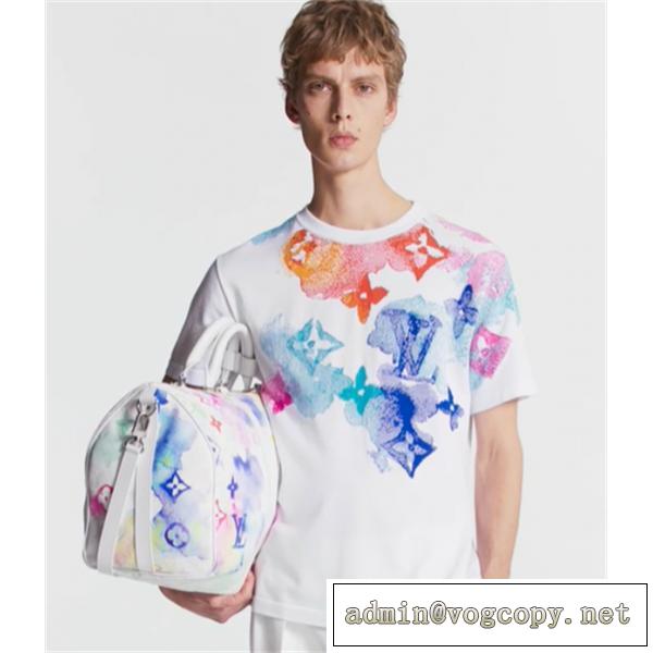 1A8QWDルイヴィトンコピー❤️Tシャツウォーターカラーモノグラム定番商品❤️❤️LOUIS VUITTON 激安エレガント春夏新作