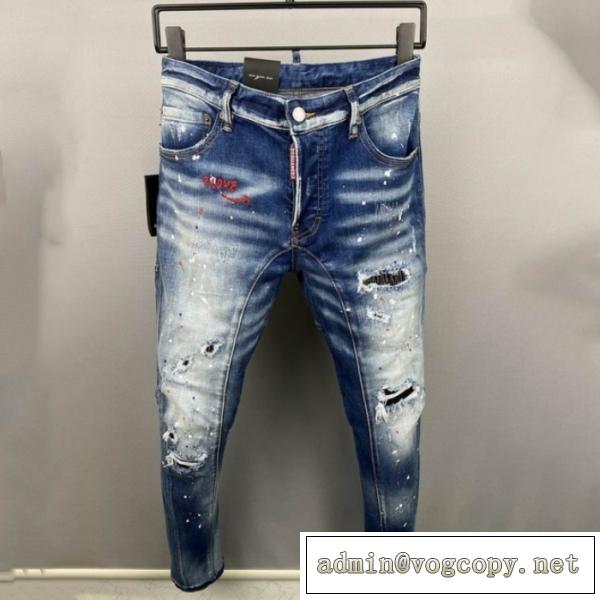 2026秋のお出かけに最適DSQUARED2 ディースクエアードデニム スーパーコピー 高級感漂うオトナのジンーズ