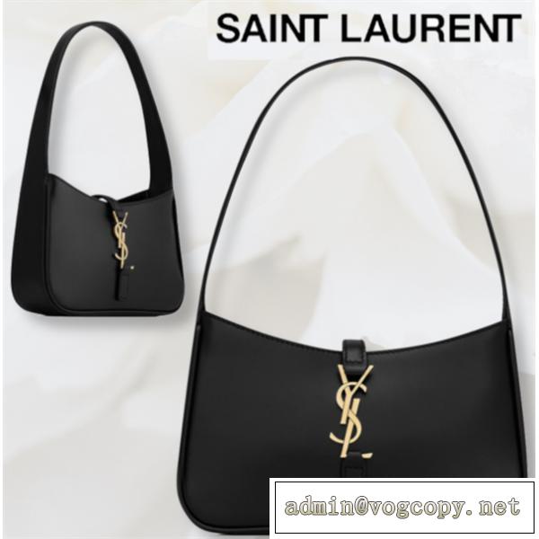 Saint Laurentレディースバッグ激安LE5 A7 スムースレザー存在感抜群YSLコピー ミニ ホーボーバッグおしゃれ黒色
