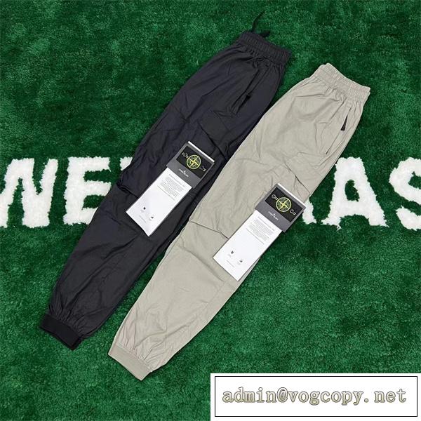 スポーツウェア風★ STONE ISLANDスウェットパンツコピー シワ 薄く軽量化された ストーンアイランド夏新品