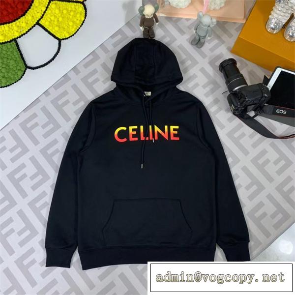 人気が集中する! CELINE コピー セリーヌ 目を惹くブランドロゴ入り シンプルで着こなし ユニセックス着用でき