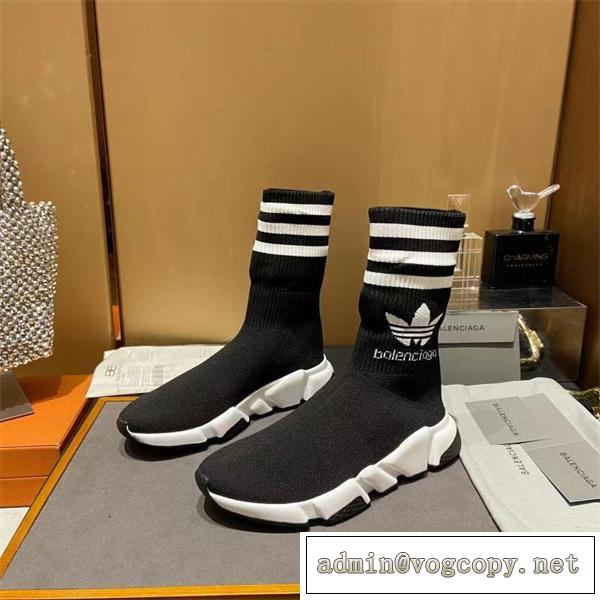 【数量限定】Balenciaga x Adidasスニーカー新作お洒落高品質男女OKストリートファッション靴