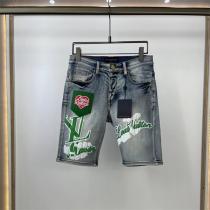 新作登場！LOUIS VUITTON ルイ ヴィトン デニム ショーツ 偽物通販 メンズ ストリート感 適度な使用感ある