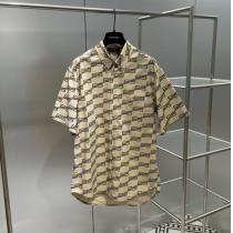 1万円未満★★BALENCIAGA シャツ メンズ 数量限定 BBロゴプリント バレンシアガ  服 スーパーコピー エレガント高品質