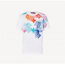 1A8QWDルイヴィトンコピー❤️Tシャツウォーターカラーモノグラム定番商品❤️❤️LOUIS VUITTON 激安エレガント春夏新作