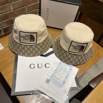 GUCC1×THE NORTH FACEコラボバケットハットおしゃれ新品☆高級ブランド帽子スーパーコピーエレガント