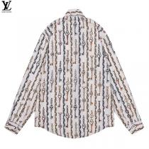 2026新色★ルイヴィトン長袖シャツコピー絞り染め風モノグラムLOUIS VUITTON服☆大人気リラックス感薄い上品