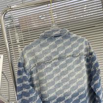 22FWバレンシアガLOGOデニムジャケット新作人気 BALENCIAGA スーパーコピー通販エレガントユニセックス高品質