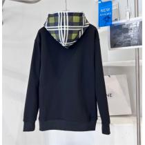 BURBERRY偽物バーバリー2026秋冬の最新定番チェック柄帽子付きパーカー人気おしゃれ上質なアイテム