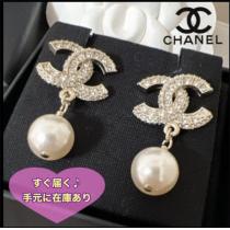 珍しい上品♪CH@NEL  CCマークピアスブランドコピー高級アクセサリーコーデ使いやすいパーティー＆デート