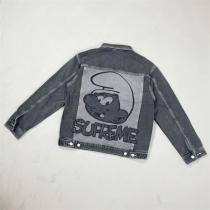 2色可選 FW20 Week 1 Supreme/Smurfs DenimTrucker Jacket シュプリーム スーパーコピー デニムジャケット