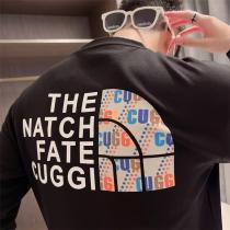 今季らしい着こなし存在感 GUCC1×The North Faceコピー プルオーバーパーカー ラグジュアリー感ある 3色可選